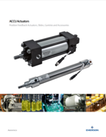 ACCU SERIES: POSITION FEEDBACK ACTUATORS, SLIDES, GANTRIES &amp; ACCESSORIES